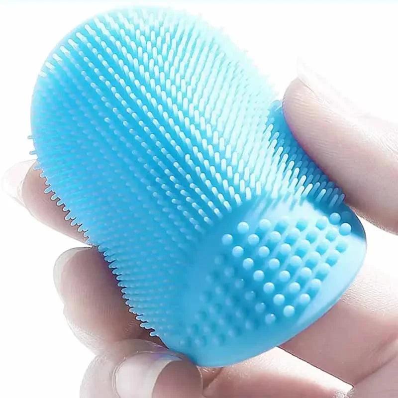 Escova de Cabelo para Bebês - Silicone para Banho e Massagem